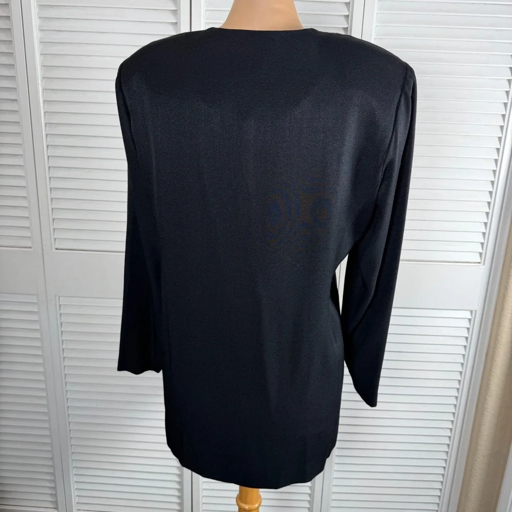 R&M Richards Celestial Star Moon Gold Button Vintage Blazer Tunic Jacket L - Picture 10 of 16